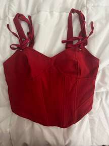 Red Corset Top