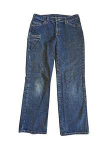 Vintage Y2K Dickies Utility Straight Leg Jeans Denim Blue Mid-Rise Retro VTG 6