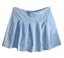 American Eagle Pleated Mini Skirt With Pockets Baby Blue Women’s Size 12