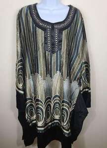 Step in Style One Size Plus Swimsuit Coverup Tunic