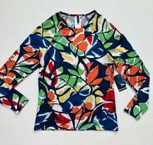 Nautica Trade Winds Long Sleeve Rashguard with Sun Protection Size S