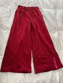 Wide leg Nike red sweatpants