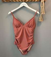 NWT CupShe mauve one piece swimsuit Size Medium