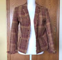 Plaid blazer