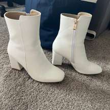 White booties