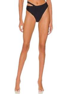 Devon Windsor West Bikini Bottom in Black Revolve Swim Women’s Size M New NWT