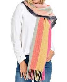 Kate+Mallory multi colored pastel scarf