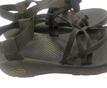 Chaco size 9 Womens Z Classic Hiking Vibram Sole Strappy Open Open Sandals Black