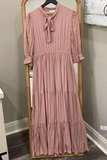 women’s Maxi Dress Blush Pink