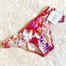 NWT Floral Gottex Bikini Swim Bottom - Size: 6