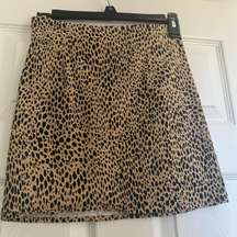 Cheetah Print Mini Skirt