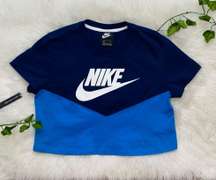 Crop Top Blue