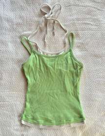 Toppy Green Tank Top