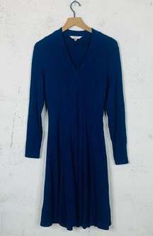 LK Bennett Aviana Ponte Knit Royal Blue Dress Size 8