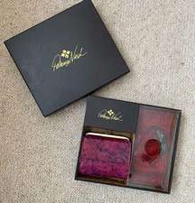 NEW IN BOX Patricia Nash Astor Wallet and Scarf Gift Set in Etched Roses