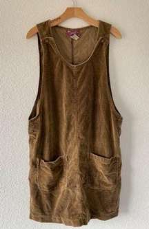 brown corduroy dress