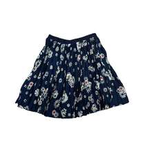 Jason Wu for Target Navy Blue Floral DAISY Pleated Accordion Skirt Women's Sz 6