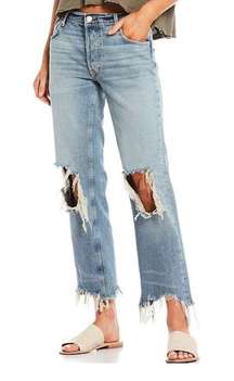 Maggie Straight Leg Cropped Jean