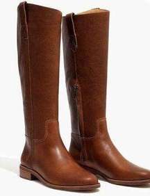 Tan  leather riding boots