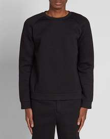 T BY ALEXANDER WANG Scuba Black Pullover Crewneck Sweatshirt