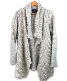 TYLI  Made in Italy - Textured Wool Blend Cardigan - M