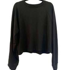 Gottex NWOt black cropped sweatshirt size m