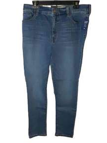 NWT Crown & Ivy Womens Belle Wash High-Rise Skinny Denim Jeans Size‎ 14