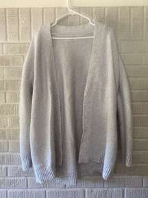 Oversized Gray Cardigan