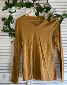 Dark Yellow Long Sleeve Shirt