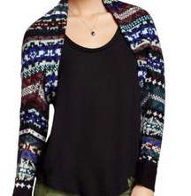 Free People Multicolor Carnival Shrug Sweater Multi Combo Women's Size XS