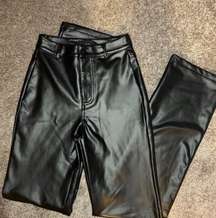 Vegan Leather 4 way stretch pants