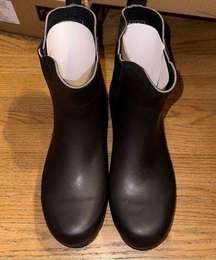 Roma Chelsea Matte Eggplant Size 10 Womens Rain Boots