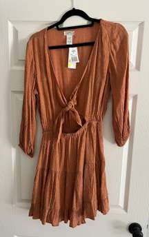 Burnt Orange Romper