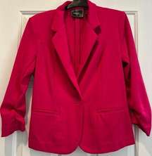 Christian Siriano Ponte Blazer Pink Sz S