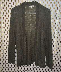 Maurices long green cardigan sweater size M