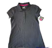 Austin Trading Co. Junior Girls Size Small Navy Blue Polo NEW