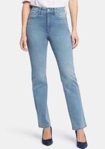 NYDJ Curve Shaper Marilyn Straight Jean In Angel Wash Size 14