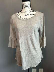 Chaser 3/4 Peplum Sleeve Top NWOT