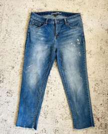 Universal Thread Medium Wash Boyfriend Crop Jeans