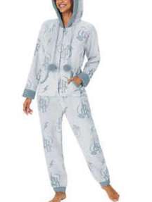 Character Ladies'  Fleece Hooded Harry Potter Pajamas Size XXLARGE NWT