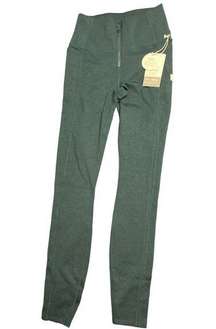 Vuori Women's Granite Heathered Leggings Beryl Heather Green Sz XS New $118