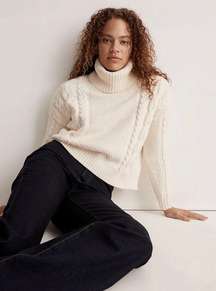 Cable Turtleneck Sweater