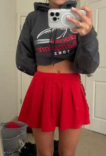 Red Cheer Skirt