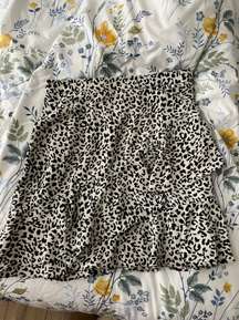 Cheetah Print Skirt