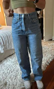 High Rise Baggy Jeans