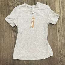 Cotton Jersey T-Shirt NET HEATHER GREY