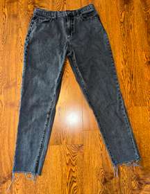 Women's High-Rise Boyfriend Jeans - Universal Thread Black Wash 4/27R