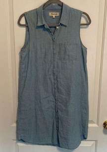 Madewell Denim Tank Top Dress Small