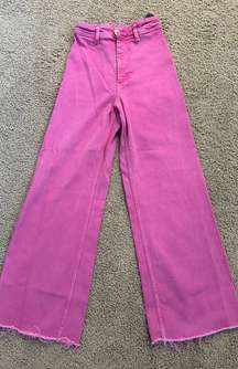 Marine Straight Jean Pink