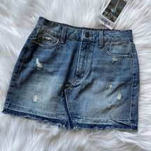 💙🤍NWT Rewash distressed denim skirt size 0/24